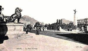 ORAN - PLACE D'ARMES SANS LE THEATRE